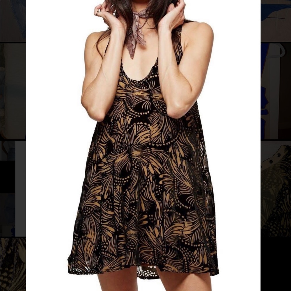 Free People Velvet Shift Dress